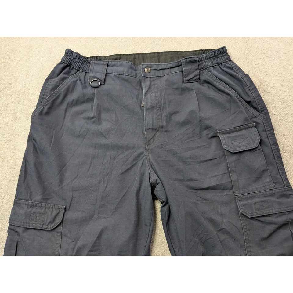 Propper Mens Tactical Cargo Pants Navy 38x30 Adjustable Waist Workwear Casual - Image 3 of 4