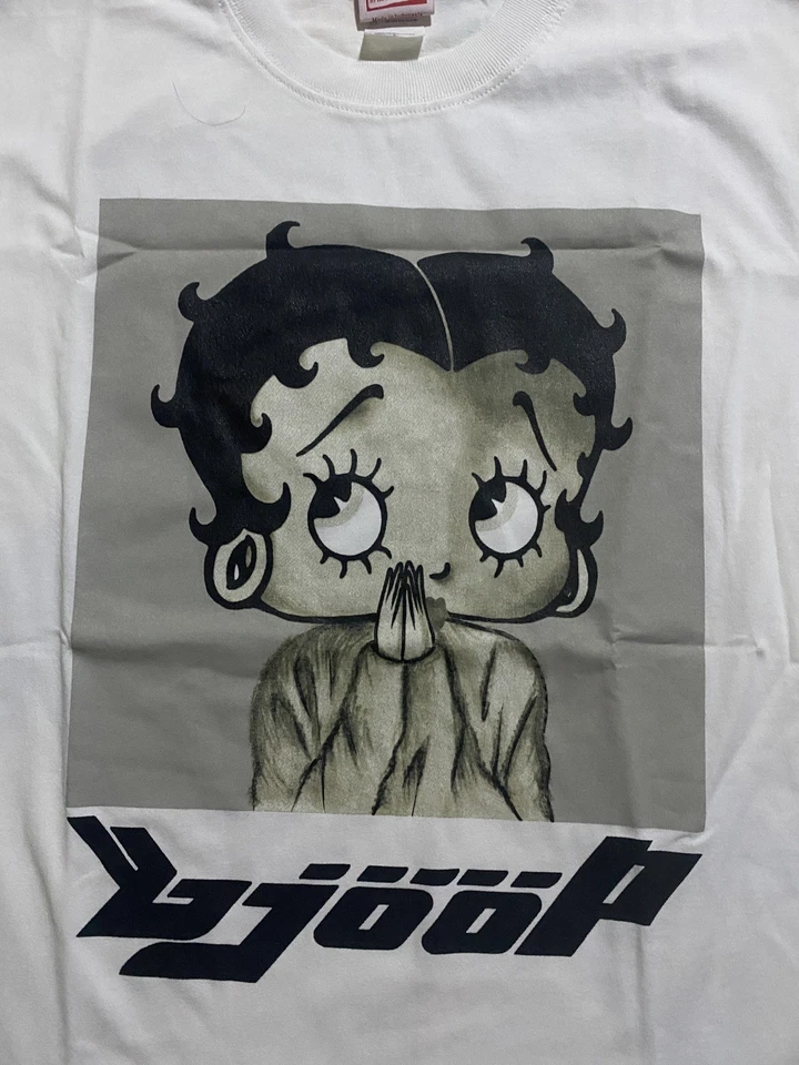Vintage Betty Boop Bjork Parody T Shirt L Very Rare Banger - Image 2 of 4