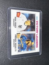 2026 Topps Heritage - League Leaders Max Fried, Freddy Peralta #5