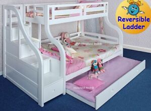 double bed bunk bed with storage