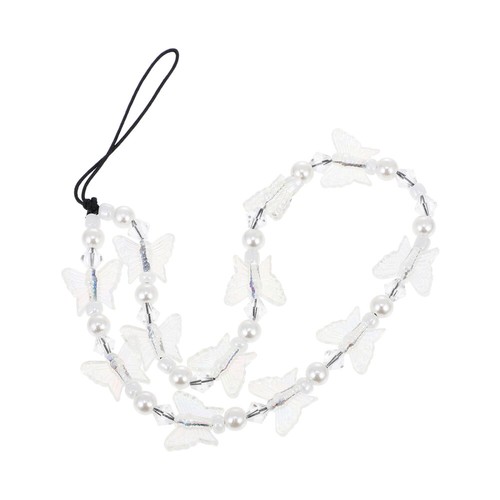 Crystal Butterfly Mobile Chain Girl Phone Bracelet Animal Pendant