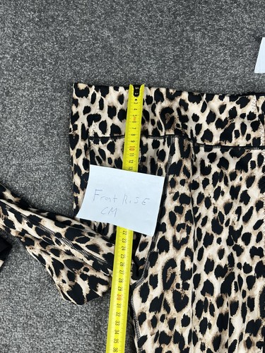 Victoria’s Secret Leggings Womens Size 10 High Rise Leopard Print Lace Tight - Picture 8 of 12