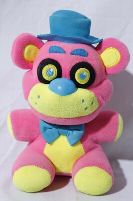 2017 Funko Five Nights At Freddy's FNAF Pink Blacklight Freddy Plush Toy