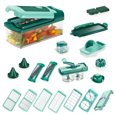 Genius Nicer Dicer Fusion smart (Set 28tlg.) inkl. Nicer Twist Zerkleinerer