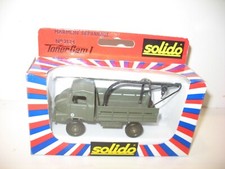 SOLIDO, 1X camion simca marmon dépannage grue militaire