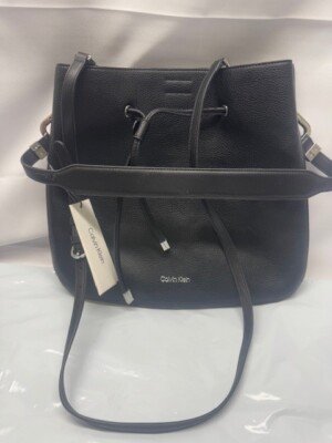 新品未使用 brunt harmony ハーモニー 50 black ブラント CALVIN KLEIN Harmony faux-leather bucket shoulder bag-Black *New