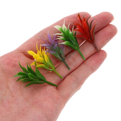 50 Pcs Simulation Von Pflanzen Modellen Miniatur-Gartenlandschaft - Bild 2 von 12