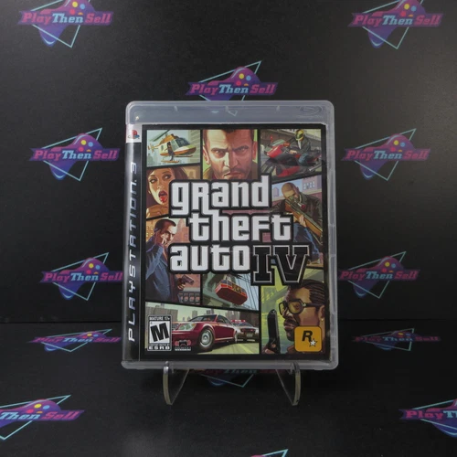 Grand Theft Auto IV PS3 PlayStation 3 + Map Complete - 1 Year Warranty EX Cond