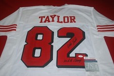 JOHN TAYLOR San Francisco 49ers signed JERSEY JSA Witnessed COA WA199672