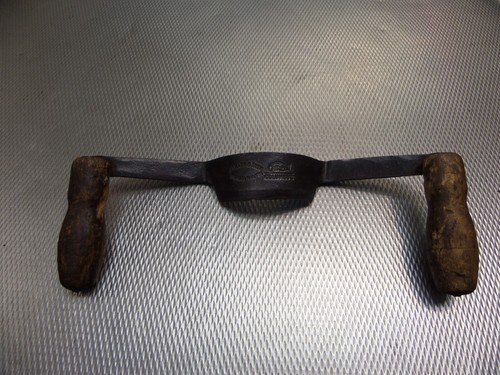 Sehr altes Zieheisen Fuchsmesser Ziehmesser Ziehhobel Schälmesser - MAKLJA - Bild 8 von 15