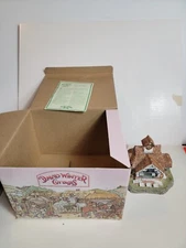 David Winter Cottage The Pavilion With Box COA 1988 Vintage 1980s Hand Made