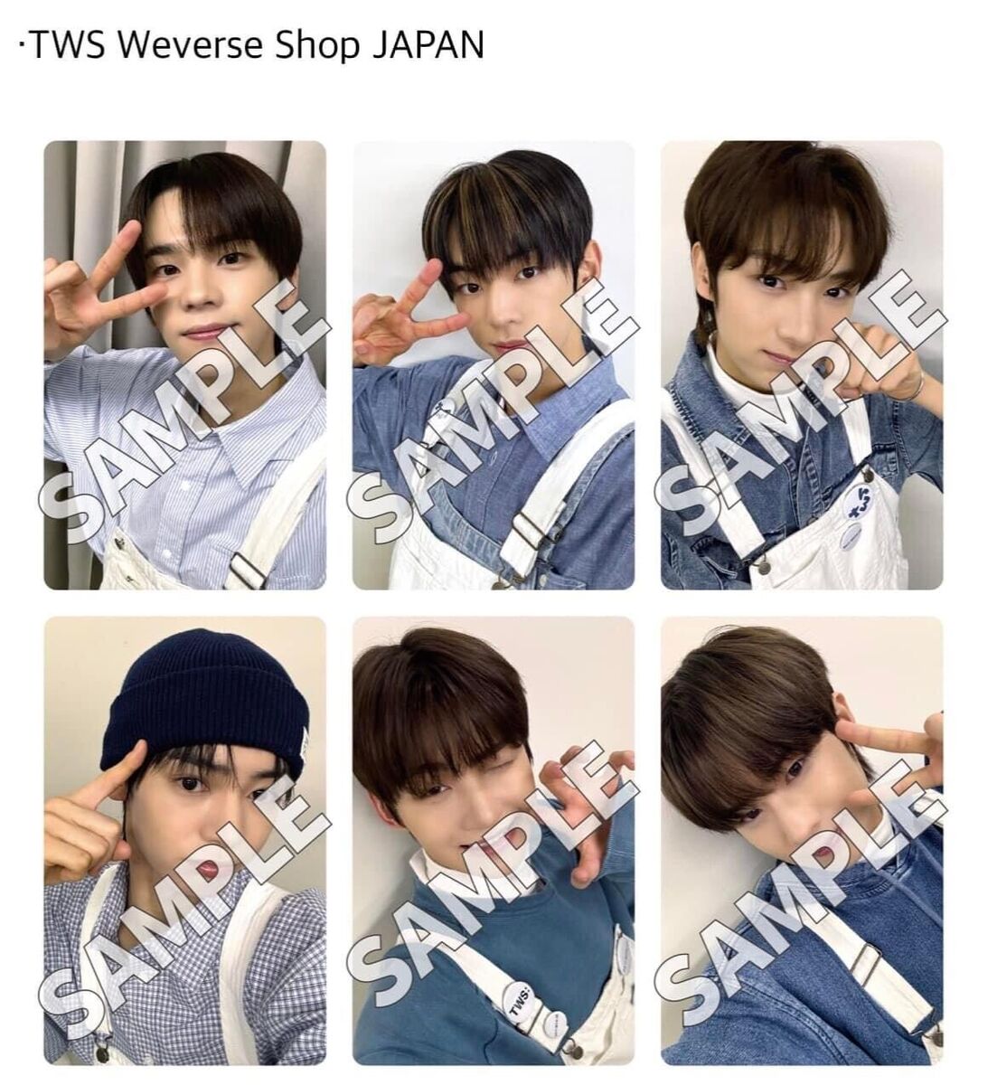TWS SPARKLING BLUE Weverse shop Japan Lucky Draw phototocard TWS SPARKLING BLUE Weverse shop Japan Lucky Draw phototocard