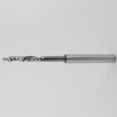 VHM Stufen Fräser Z1 Ø2,7x4/90°xØ5x30x100x8mm links Kunststoff Alu VHW Schaft