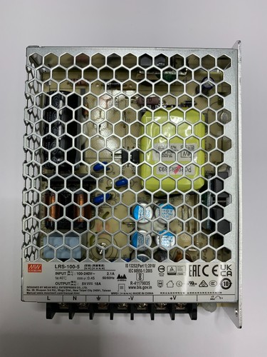 LRS-100-5 Mean Well Power Supply, 5V 18A, 100W - Arduino - WS Led Strip - Picture 2 of 2