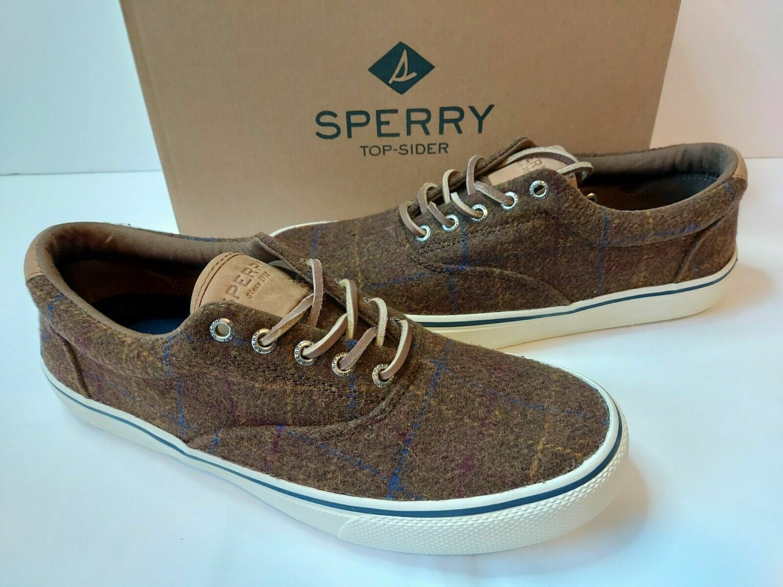 plaid sperry sneakers