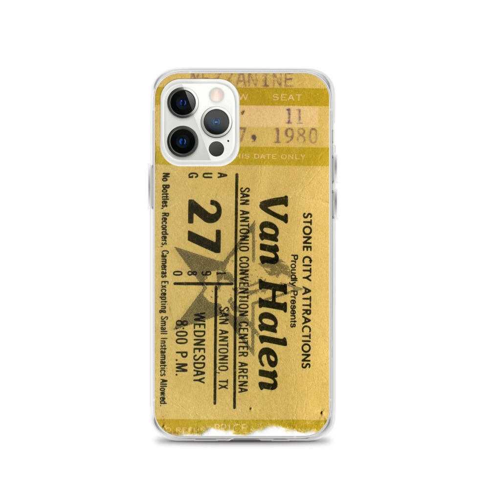 Vintage Van Halen Concert Ticket iPhone Case | eBay Vintage Van Halen Concert Ticket iPhone Case | eBay