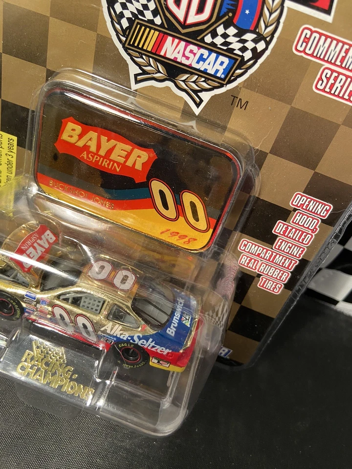 Racing Champions 50 Aniversario Buckshot Jones #00 Bayer Aspirin 1:64 - Dorado Foto 3 de 4
