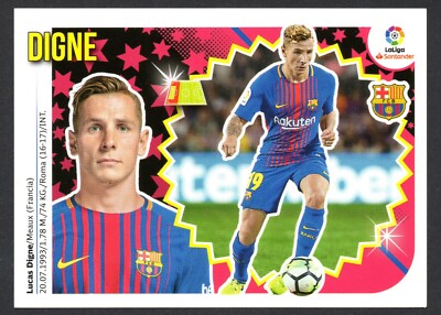 DIGNE #7B BARCELONA 2018-19 STICKER PANINI LA LIGA ESTE SANTANDER