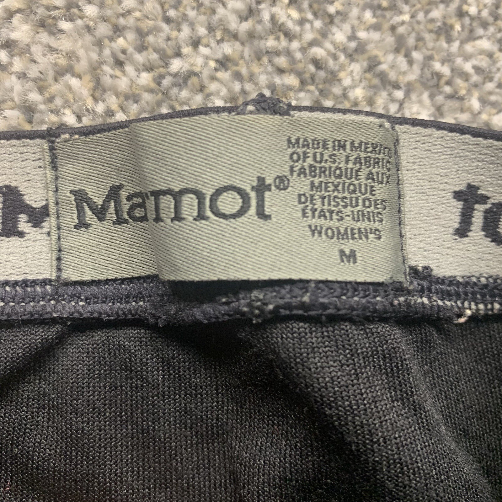 Marmot Base Layer Pants Womens Medium Black Long Underwear Tights eBay