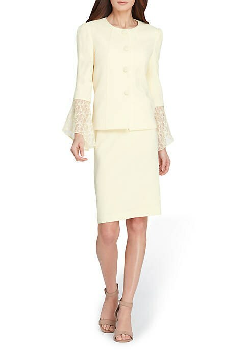 tahari asl peplum skirt suit