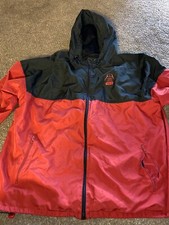 DISNEY PARKS STAR WARS DARTH VADER HOODED WINDBREAKER JACKET L Drawstring XXL