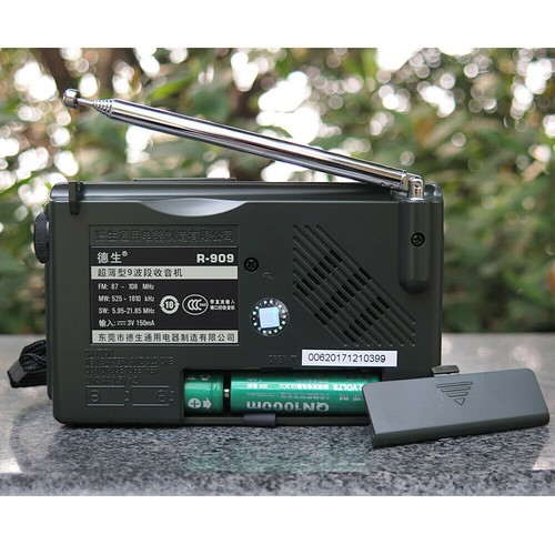 TECSUN R-909 Radio FM / MW / krótkofalowe DSP 9-pasmowy przenośny odbiornik światowy na prezenty - Zdjęcie 12 z 12