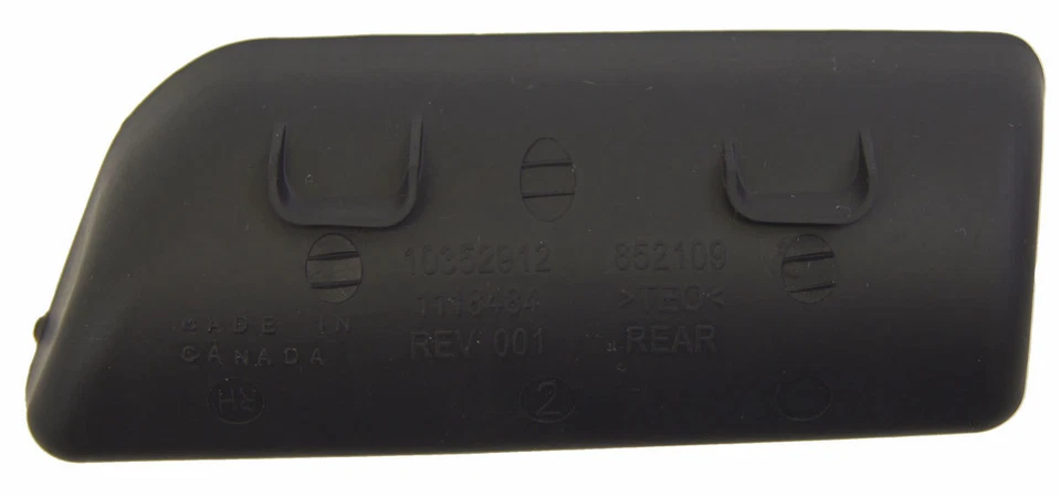 Chevrolet Impala 2006-2014 manija de puerta trasera derecha inserto goma negro nuevo 10352912 Foto 3 de 4