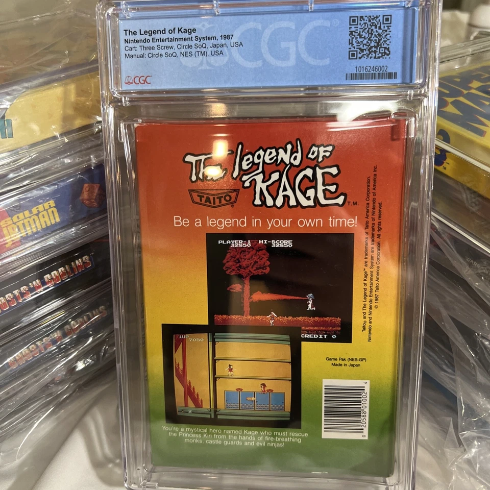 The Legend of Kage Nintendo NES CIB Graded 9.0 CGC WATA VGA - Image 3 of 4