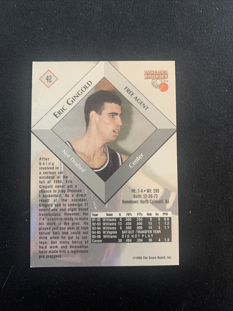 1996 Score Board Rookies #42 Eric Gingold | eBay