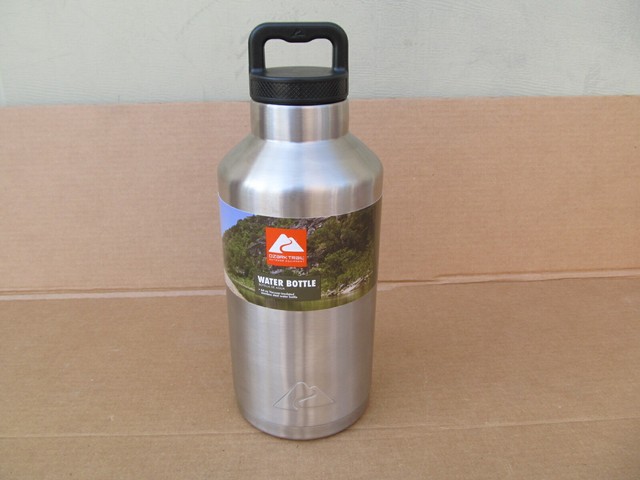 ozark trail 64oz double wall stainless steel water bottle