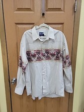 Vintage Wrangler Western Shirt Pearl Snap Aztec