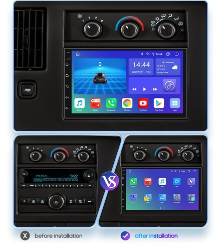 7" Doppel 2DIN Autoradio GPS Navi CarPlay Android 12 8Kern DSP DAB+ RDS 32GB+AHD - Bild 4 von 24