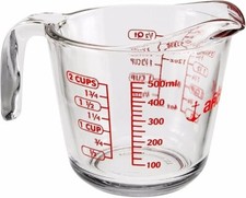 Glass Measuring Jug With Pint & Cups Measurements 500ml