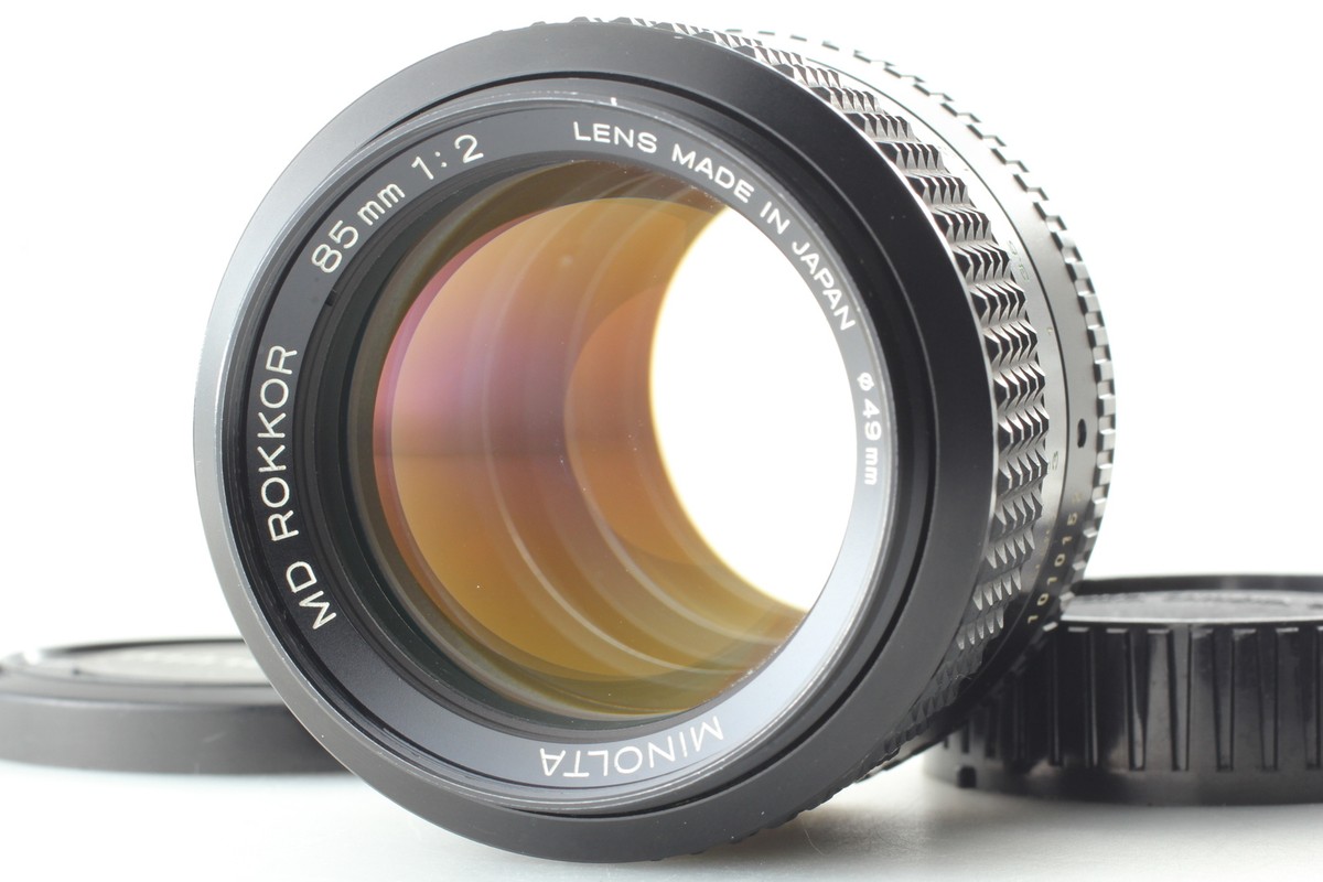 [KENさん] Minolta ミノルタ MD ROKKOR 85mm f2+ KENさん] Minolta ミノルタ MD ROKKOR 85mm f2+ Near MINT