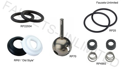 Genuine Delta Waterfall Kitchen Faucet Repair Kit Ball Seats