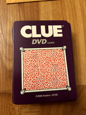 Clue DVD  SUSPECT CARD Game Replacement Deck 39 Suspect