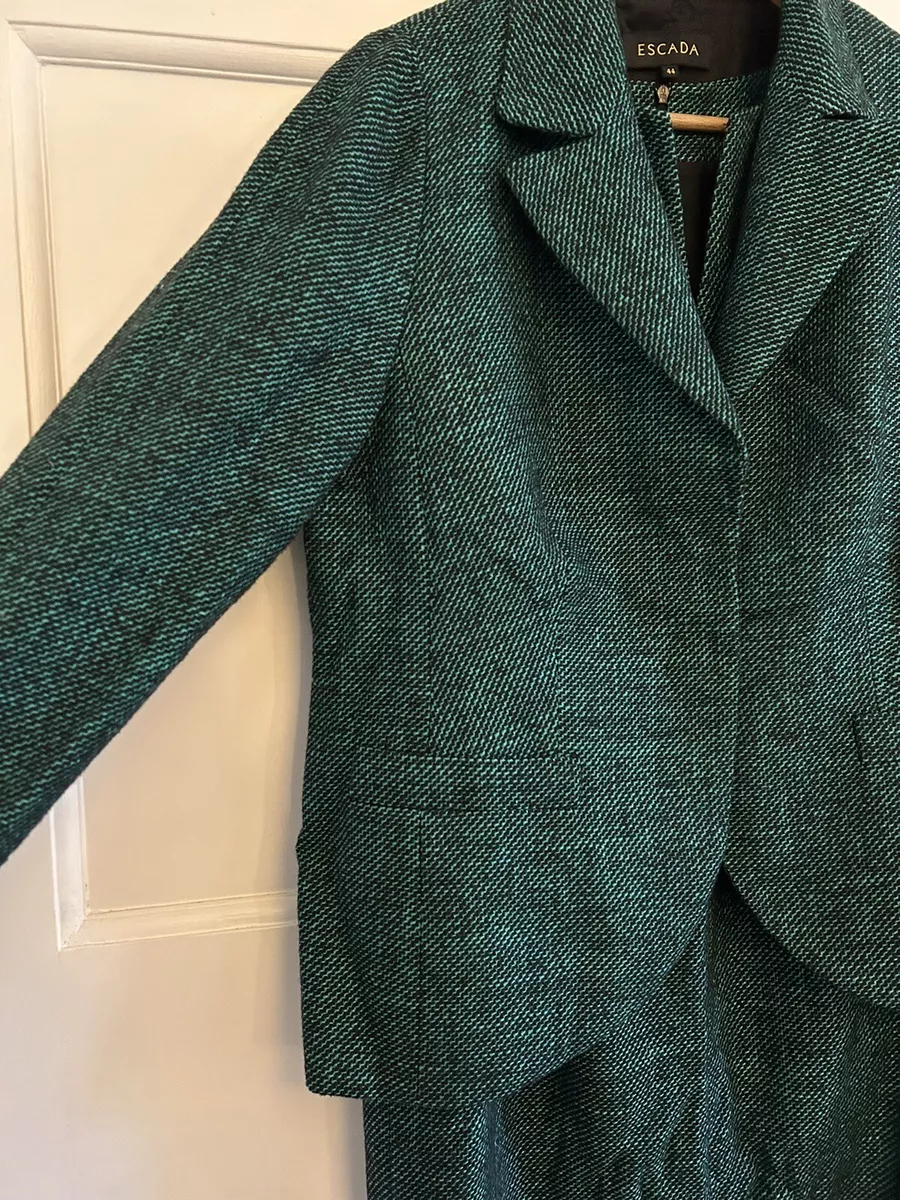 Escada tweed dress cheap