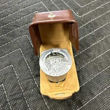 Vintage Metraphot Light Meter 3 Made In Germany With Case 121557