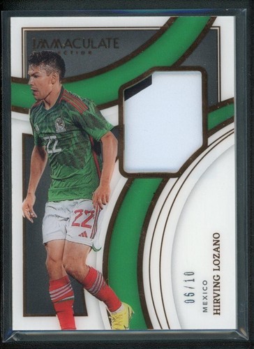 2022-23 HIRVING LOZANO 06/10 PATCH PANINI IMMACULATE COLLECTION