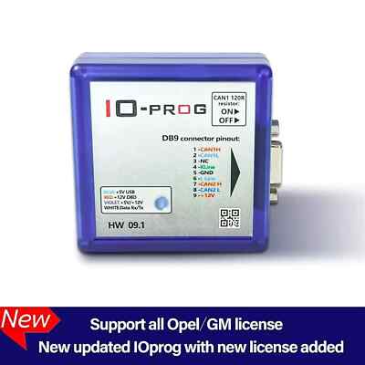 IO-PROG Programmer Full license Activation PSA BSI for GM/Opel with ECU TCM BCM