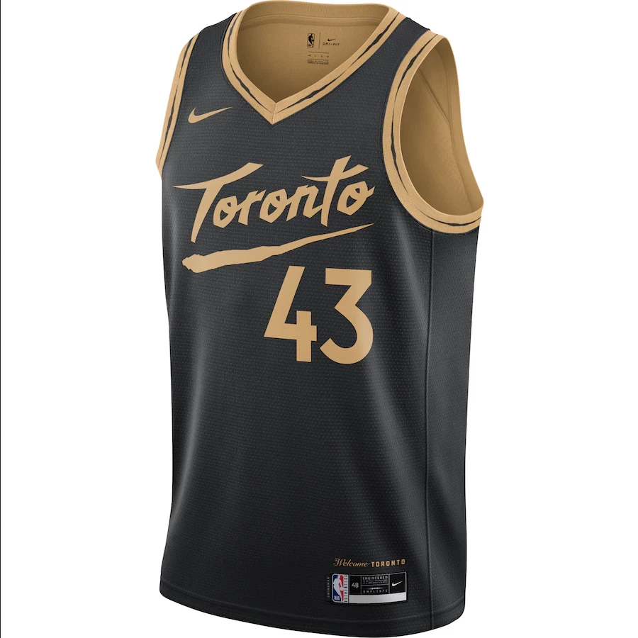 Red Nike NBA Toronto Raptors Siakam #43 Swingman Jersey