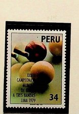 PERU Sc 700 NH ISSUE OF 1979 - BILLIARD BALLS