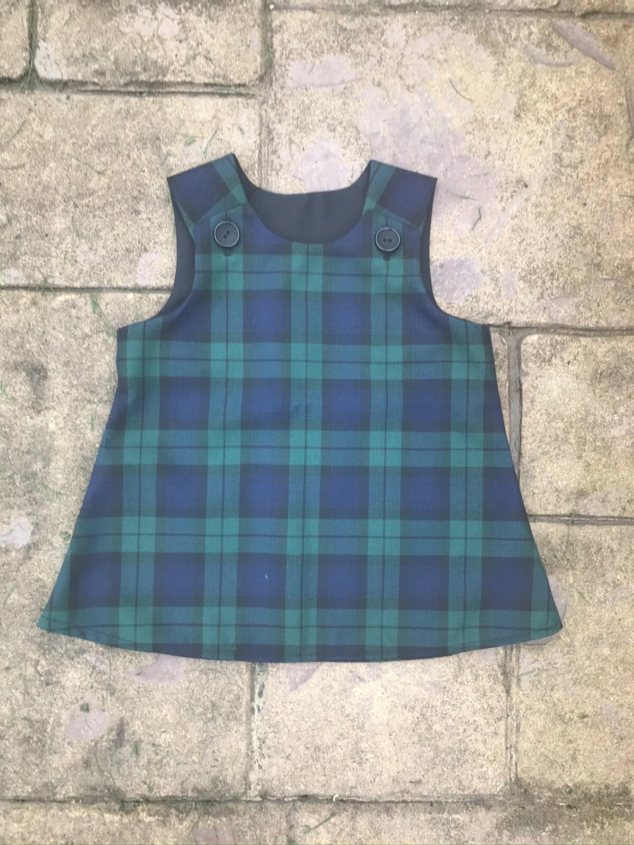 Childrens black cheap pinafore dress