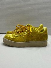 Nike Air Force 1 LV8 GS Mineral Gold Velvet Sz 4Y