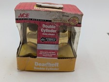 ACE Polished  Brass Keyed Both Sides Deadbolt 5238464