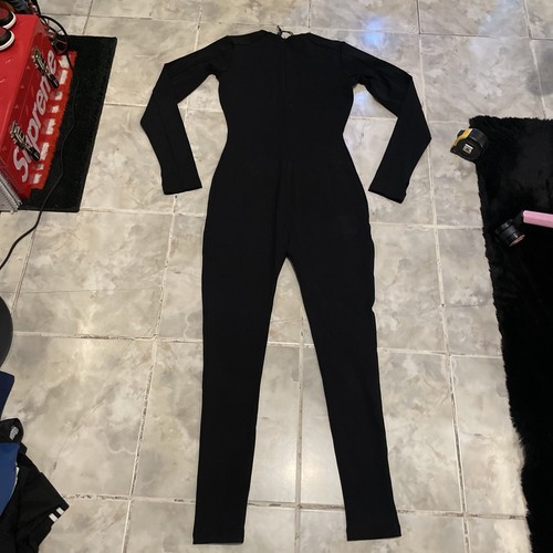 NEU MIT ETIKETT KHY BY KYLIE JENNER GRÖSSE LARGE SCHWARZER DAMEN-CATSUIT - Bild 9 von 10