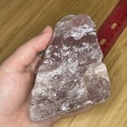 RARE Large Rough Natural Lavender Rose Quartz Mineral Specimen — photo 1