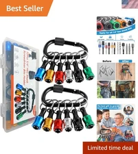 Quick Release Bit Holder Set - 12PCS 1/4 Inch Accessories for Fast Tool Changes