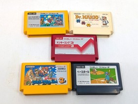 Sharp Twin Famicom AN-500B Black/Red | New Belt | Fully Tested 5 Games