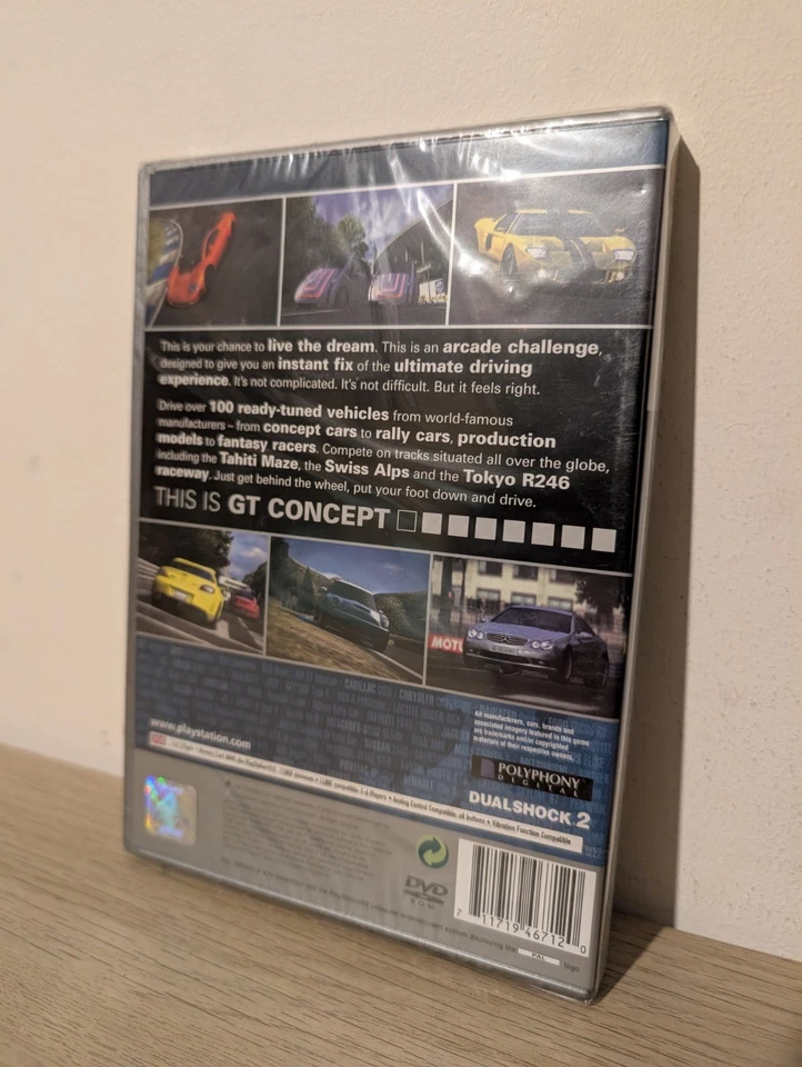 Gran Turismo Concept Platinum Tokyo 2002 PS2 Pal Uk new sealed  - Image 2 of 4